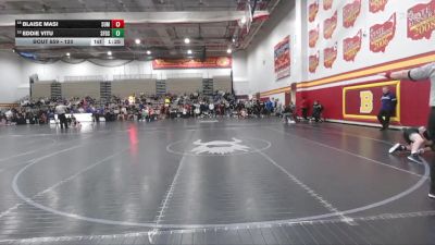 120 lbs Cons. Round 3 - Blaise Masi, Summit vs Eddie Vitu, Columbus St. Francis DeSales