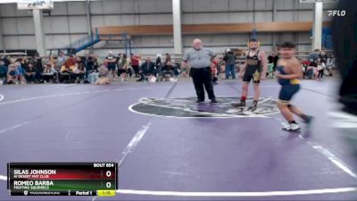 115 lbs Round 5 - Romeo Barba, Fighting Squirrels vs Silas Johnson, Hi Desert Mat Club