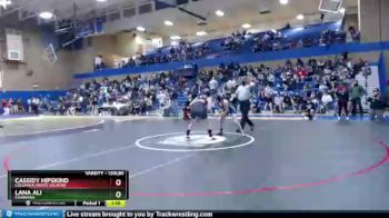 130 lbs Champ. Round 2 - Lana Ali, Chiawana vs Cassidy Hipskind, Columbia (White Salmon)