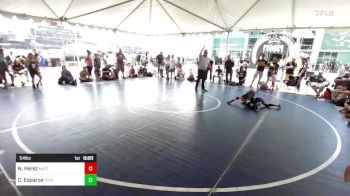 54 lbs Consolation - Noah Perez, Mattime vs Cruz Esparza, Total Kaos WC