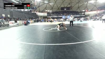 Girls 4A 105 lbs Cons. Round 4 - Jasmine Cha, Camas (Girls) vs Hannah Nguyen, Skyline (Girls)