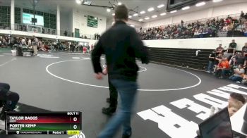 132 lbs Champ. Round 1 - Porter Kemp, Pinedale vs Taylor Baggs, Cody
