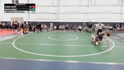C-145 lbs Semifinal - James Chase, NY vs Devon Weber, NY