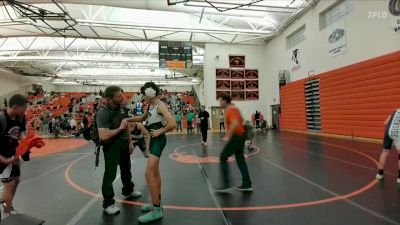 132 lbs 3rd Place Match - Felix Matthiesen, Worland Middle School vs Noah Blakley, Greybull MS