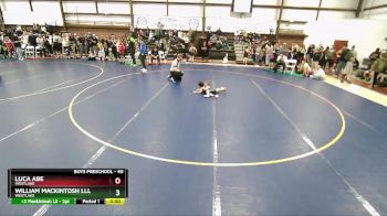 40 lbs 3rd Place Match - William Mackintosh Lll, Westlake vs Luca Abe, Westlake