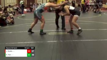 175 lbs Round 2 (8 Team) - Jessica Ayala, Misfits Lucky Ladies vs Kylie Toti, Elite Wrestling