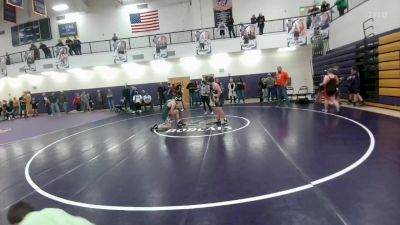 155 lbs Semifinal - Sam Lombard, Worland Middle School vs Sean Rogers, Cody Middle School
