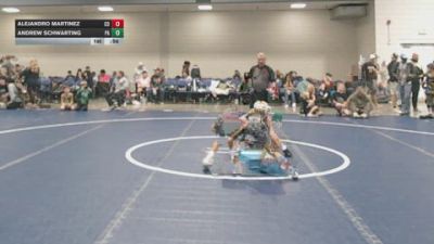 55 lbs Consi Of 4 - Alejandro Martinez, CO vs Andrew Schwarting, PA