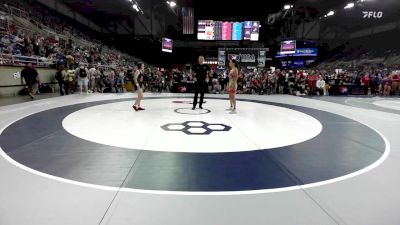 110 lbs Champ. Rd Of 64 - Gabriella Conte, NJ vs Keira Ferguson, NE