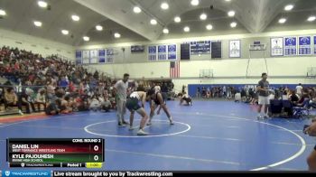 152 lbs Cons. Round 2 - Daniel Lin, West Torrance Wrestling Team vs Kyle Pajouhesh, Irvine High School