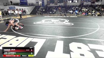 125 lbs Cons. Semi - Manuel Leija, Davenport vs JaRi Campbell, Notre Dame (Ohio)