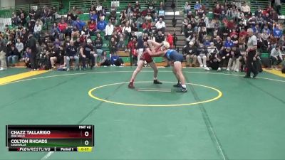 120 lbs Cons. Round 6 - Colton Rhoads, Louisville vs Chazz Tallarigo, Oak Hills