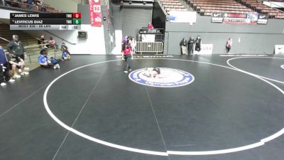 56 lbs Cons. Semis - James Lewis, Tracy Wrestling Club vs Leviticus Diaz, Terminators Wrestling Club