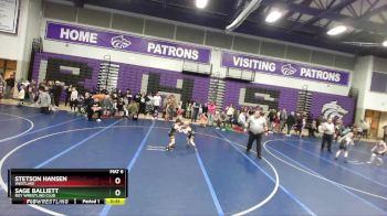 48 lbs 3rd Place Match - Stetson Hansen, Westlake vs Sage Balliett, Roy Wrestling Club
