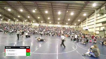 150 lbs Semifinal - Caysen Nicolosi, Team Prestige vs Judson Yorgason, Fremont Wrestling Club