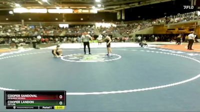 106 lbs Champ. Round 1 - Cooper Landon, Skyline vs Cooper Sandoval, McQueen Nevada