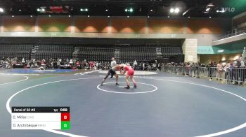 150 lbs Consi Of 32 #2 - Conner Miller, Chico vs Diego Archibeque, Rio Rancho