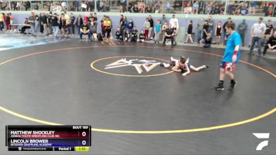 86 lbs Round 2 - Lincoln Brower, Interior Grappling Academy vs Matthew Shockley, Juneau Youth Wrestling Club Inc.