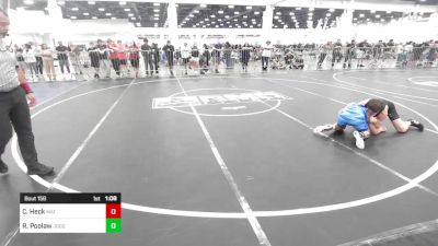 113 lbs Semifinal - Corey Heck, Mat Monsters vs Ricardo Poolaw, Juggernaut WC