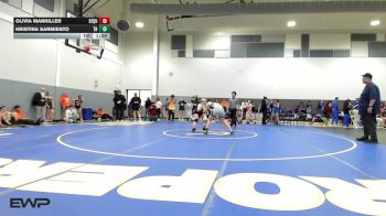 145 lbs Semifinal - Olivia Mankiller, Sequoyah Tahlequah JH vs Kristina Sarmiento, Tulsa Hale