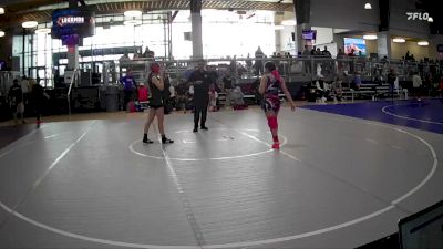 100-105-110 Round 1 - Ava Cabalona, Takedown City Wrestling Club vs Abril Romero, James Bowie High School Wrestling