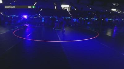 105 lbs Cons. Semis - Mylee Ewell, Uintah Wrestling vs Emma Lujan, White Rhino