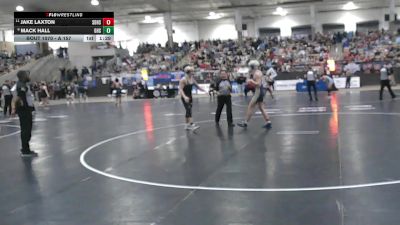 A 157 lbs Champ. Round 1 - Jake Laxton, Soddy Daisy High School vs Mack Hall, Greeneville High School
