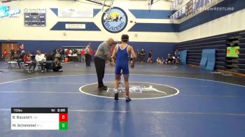 113 lbs Prelims - Brandon Baustert, Lincoln East vs Max Schemmel, St James Academy