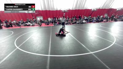 16U Boys - 165 lbs Quarters - Maximo Xolo, Darlington Wrestling Club vs Carter Daugherty, Wisconsin