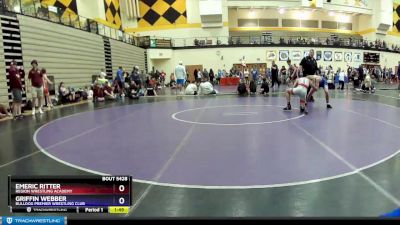 110 lbs Cons. Semi - Emeric Ritter, Region Wrestling Academy vs Griffin Webber, Bulldog Premier Wrestling Club