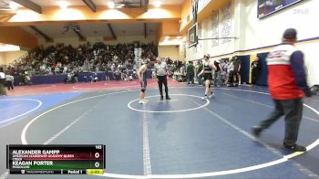 165 lbs Round 3 - KEAGAN PORTER, Mogollon vs Alexander Gampp, American Leadership Academy Queen Creek