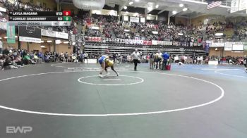 135 lbs Cons. Round 1 - Lorelei Granberry, Norton Community HS vs Layla Magana, WaKeeney-Trego Community HS