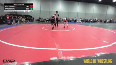 84 lbs Rr Rnd 1 - Alex Lobdell, Untouchables 12u PURPLE vs Ryker Wade, Mojo Mulisha 12U