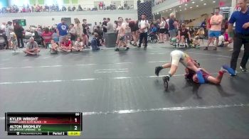 80 lbs Round 4 (10 Team) - Kyler Wright, Finger Lakes Elite Black vs Alton Bromley, U2 Upstate Uprising