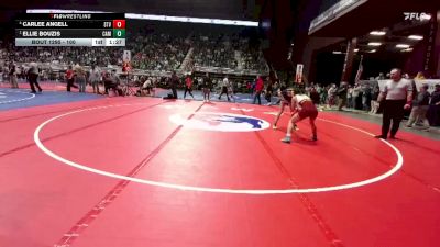 100 lbs Semifinal - Ellie Bouzis, Campbell County vs Carlee Angell, Star Valley