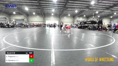 83 lbs Round Of 32 - Elijah Pagonis, BullTrained vs Brison Romero, Wrestling Academy Of The Rockies