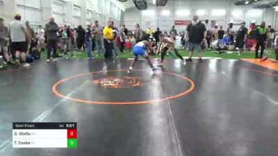 J-102 lbs Semifinal - Glenn Stotts, WV vs Terriel Cooke, VA