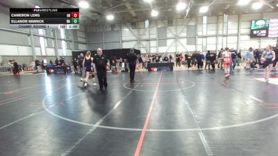 U17 Women - 53 lbs Champ. Round 1 - Cameron Leng, OH vs Ellanor Nimrick, WA