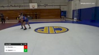 170 lbs Semifinal - Roman Mendez, Buchanan vs Naeem Salemi, Granada