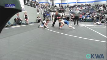 60 lbs Consolation - Liam Matherly, Bridge Creek Youth Wrestling vs Tucker Mcglamery, Noble Takedown Club