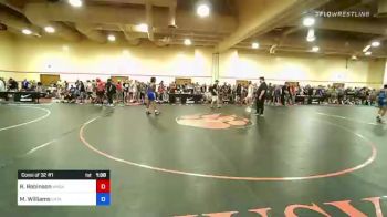 60 lbs Consi Of 32 #1 - Ryder Robinson, Wasatch Wrestling Club vs Michael Williams, Cataline's Wildcat Wrestling Club