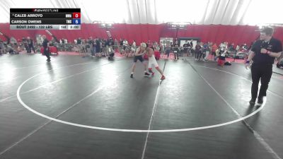 132 lbs Cons. Sub-semis - Caleb Arroyo, Moen Wrestling Academy vs Carson Owens, Team Missouri Select