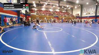 58 lbs Rr Rnd 3 - Sutton Stites, Raw Wrestling Club vs Kaysen Peters, Collinsville Cardinal Youth Wrestling