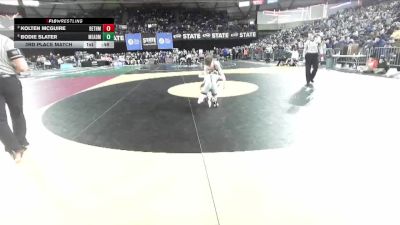 Boys 4A 106 lbs 3rd Place Match - Bodie Slater, Mead vs Kolten McGuire, Bethel