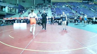 180 lbs Semis & 3rd Wb (16 Team) - Kathryn Hingano, Southern Oregon University vs Olivia Bohde, Indiana Tech