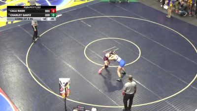 137 lbs Consi Of 8 #2 - Calli Bash, Dubois vs Charley Gantz, Corry