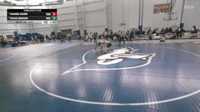 141 lbs Quarterfinal - Kaden Ware, Pennsylvania College Of Technology vs Ryan Brown, York (PA)
