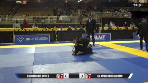 Isa Anwer Abdul Rahman vs David Michael Snyder 2025 Pan Jiu Jitsu IBJJF Championship
