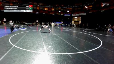 184 lbs Round Of 32 - Andrew Christie, Army vs Sam Schroeder, Bellarmine