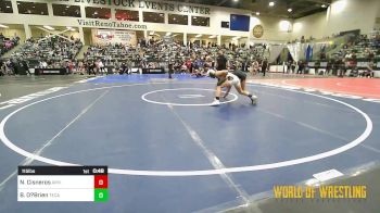 115 lbs Consi Of 32 #2 - Noe Cisneros, Arvin Grizzlies vs Braxden O?Brien, Temescal Canyon